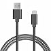 Produktbild USB C Kabel auf USB A 3.0,1.5M Nylon USB Type C Ladekabel USB Type C Datenkabel für Type C Geräte,MacBook,ChromeBook,Pixel 2/Pixel 2 XL,Samsung Galaxy Note 8/S8,HTC 10,Nexus 5X / 6P(Schwarz)