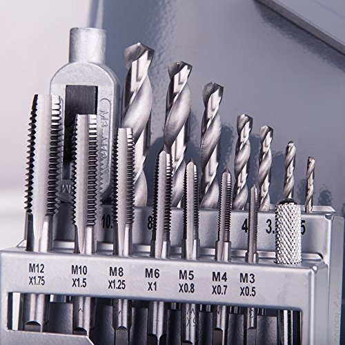 POWERFIX® Gewindebohrer & Bohrer Satz HSS-G – 15 tgl. - 3