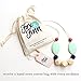 Fox & Finn 'Madison' Silicone Teething Necklace for Babies | Safety Knotted Silk Rope | Does Not Pull Out Hair | 14 Inch Drop (latte + cobalt + mint + marsala)
