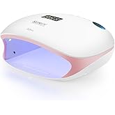 SUNUV LED Nagellampe 48W UV Nageltrockner für Nagelgel SUN4S mit Timer, LCD-Display für Zuhause und Schönheitssalon SUN4S Ros