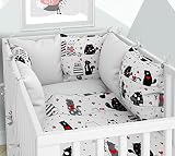 Compra aquí: Ropa de cama para cuna y cojín - Seis cojines de terciopelo, fundas para la cuna de 60 x 120 cm