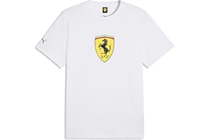 PUMA Scuderia Ferrari F1 Camiseta para Hombre con Gran Logo del Escudo Scudetto