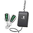 TOPENS ERM12 Universal External Receiver and Remote Control Set for Automatic Gate Operator, Garage Door Operator, Radio Remote Control Switch, Transmitter for Access Control with 2 Handheld