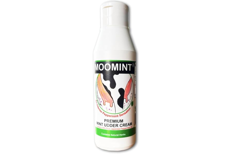 MOOMINT Udder Mint Cream with 35% Pure Japanese Peppermint Oil - Proven Formula for Over 30 Years - Travel Size - 100ml