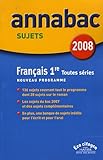 Français 1e toutes séries : Sujets