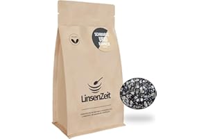 GENERISCH LinsenZeit - Schwarze Urid Bohnen halbiert 600g - Urid Dal Chilka - Einzigartige Proteinquelle – Vegan