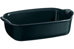 Emile Henry EH739649 - Piatto da forno singolo, 22 x 14,5 cm Belle-Ile