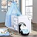 Produktbild 7-tlg. Bettsetpaket Sleeping Bear in blau inkl. Schlafsack und Krabbeldecke