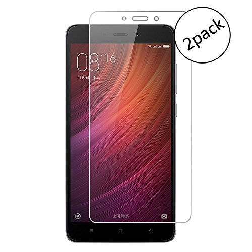 Pack 2 Protector de Pantalla para XIAOMI REDMI NOTE 4, Cristal Vidrio Templado Premium 0.3mm 2.5D