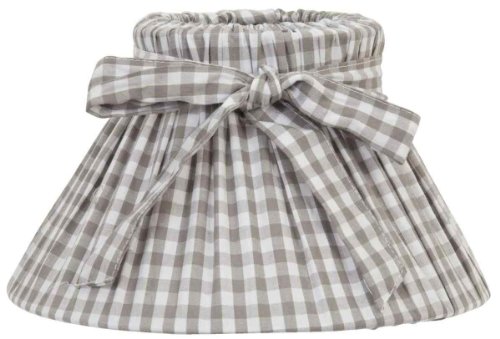 Clayre & Eef Lampenschirm Grau Ø 22x13 cm E27