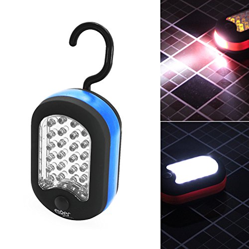 Grenhaven LED Arbeitslampe mit 24 + 3 Power LED, Werkstattlampe Campinglampe Taschenlampe Campingbeleuchtung Mobile LED Lampe Camping Outdoor Leuchte Schrankleuchte Zeltlampe - 4