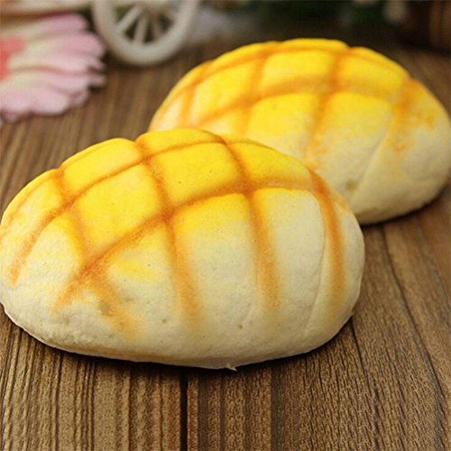 Pizies Squishy Toys,Jumbo Slow Rising Squishies,Stress Relief Super Soft Pineapple Bread Layer Cake 10CM