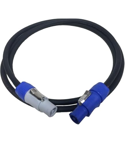 Cavo PowerCon 16 AWG PNGKNYOCN 1m - Prolunga Alimentazione AC Per Luci LED E Apparecchi Audio, IP65 - Foto 9