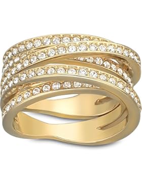 Swarovski Damen-Ring rhodiniert Glas transparent Gr. 60 (19.1) - 50329