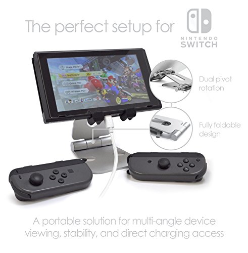 Desire2 View Aluminium Dual Rotatable Multi-Angle Desk Stand Universal for Tablets and Smartphones - 8