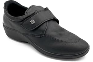 ARCOPEDICO REPOVESI J67 SCARPA DONNA ELASTICIZZATA NERA