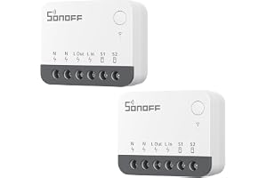 SONOFF Zigbee Smart Switch, fungerar med Alexa & Google Home, 2-pack, kräver ZigBee Gateway, kräver neutral ledning