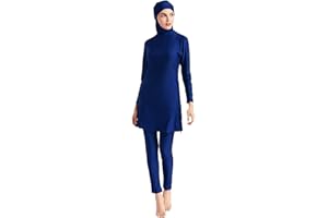 keephen Modest Muslim Bademode 3 Stück Set Islamischer Naher Osten Frauen Badeanzug Volle Abdeckung Arabische Burkini Beachwear