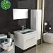 Produktbild Waschbecken aus Keramik inkl. Nano-Beschichtung und Unterschrank mit Softclose-Funktion Gäste WC Waschtisch