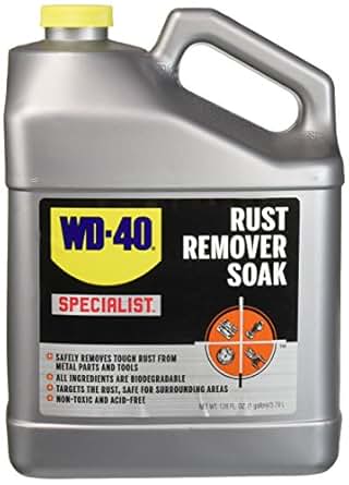 WD-40 300045 Specialist Rust Remover Soak, 1 Gallon (Pack of 1): Amazon ...