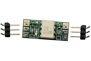SGerste 6N137 DIP8 Optokoppler Isolationsmodul Ausgang 5V NPN Eingang 3,3V 5V 12V 24V DC - 12V DC, wie beschrieben