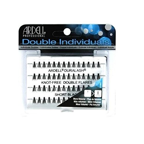 Ardell Double Individuals Knot Free Double Flares Black Short