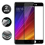 [2-Pack] Vetro temprato per Xiaomi Mi 6, schermatura curva 3D Durezza totale di copertura 9H Ultra resistente pellicola protettiva per vetri temperati