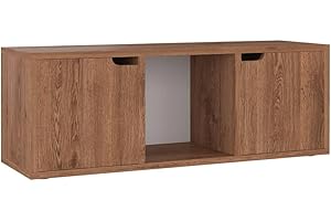 vidaXL Mobile TV Rovere Marrone 88,5x27,5x30,5 cm in Legno Multistrato