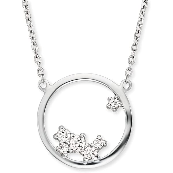 Collana Lunga A Sfere In Cristallo Di Rocca Ed Argento Dorato - Collane