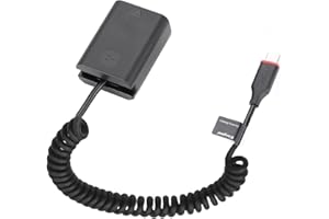 King Ma NP-FW50 Dummy akumulator USB kamera zasilacz dekodowany NP-FW50 akumulator zamienny z adapterem sprężynowym Type-C PD/QC do aparatów Sony A7/ A7M2/ A7R2/ A7S2/ A6000/ A6300/ A6500/ A5000/