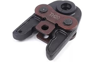 XIGNER Profi Pressbacke TH16/TH20/TH26 Metall Kontur Pressbacken Kontur Presszange TH Pressbacken Kontur für für Aluminium- und Kunststoffrohre, Verbundrohr pressen (TH20)