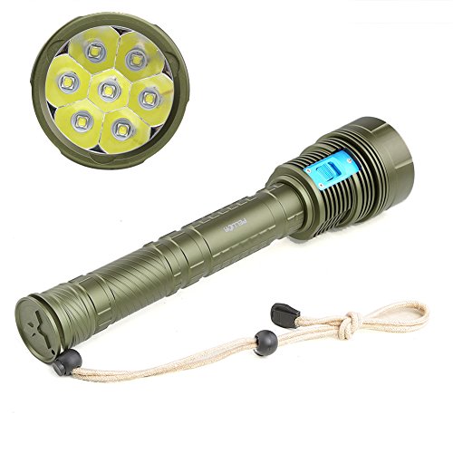 Pellor 150m Professionelle 8000LM Tauchen Magnetic Controlled 7 LED Ultra Bright Taschenlampe - 2