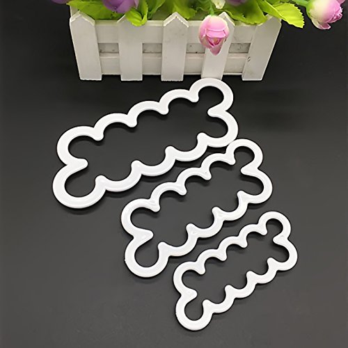 Silikon Formen Blumen 3D Muffin Form Cookie, dekorative DIY Paste Fondant Form Sugarcraft für Kuchen dekorieren Hochzeit - 5