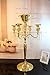 Produktbild 6 Stück Hochzeit Party auch Tisch Mittelpunkt Blumen stehen, mit Kerzenhalter (Farbe: Gold Größe: Dia 48 cm/48 cm hoch 68 cm/68,1 cm)