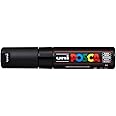 uni-ball Posca PC-8K Bold Point Chisel Shaped Marker Pen (8.0 mm, Black Ink, Pack of 1)
