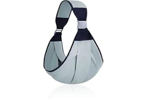 EIOURVY Marsupio, Marsupio Neonato, Marsupio Traspirante, Marsupio a Spalla Regolabile, Adatto per marsupi, Neonati e Bambini Fino a 18 kg