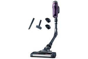 Rowenta X-Force Flex 8.60 Allergie Aspirateur balai sans fil, Multifonction, Puissance 185 W, Batterie amovible 22 V, Jusqu'à 45 min d'autonomie, Tube flexible, Tête d’aspiration éclairée RH9638WO
