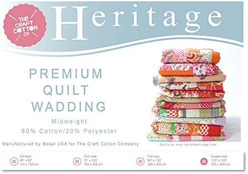 Craft Cotton 3521-03 Heritage Premium Midweight Wadding | Full Size | 229x305cm