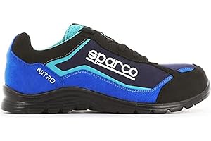 Sparco - Nitro ESD S3L SR FO - Unisex-Sicherheitsschuhe zum Laufen - Wasserabweisende Arbeitsschuhe - Zehenschutzkappe aus Verbundmaterial - rutschfeste Sohle - Atmungsaktiv