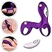 Produktbild VOSSA Wireless Remote Control Adult Soft Silicone Male Vibration Ring Sex Delay Ring Adult,Condom SM Bullet Vibrátor Wand Massager Strap On Vibrator,Sex Toys4 Couples,Vibrator Sex Toys4 Man Purple