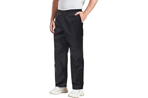 PRICE BEATER Professional Chef Trouser Kitchen Uniforms for Unisex-Adult Classic Poly Cotton, Elasticated Waistband, Ideal for Daily use