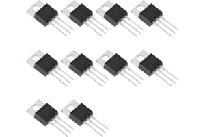 MOVILIDEAS - LM338T LM338 338 Régulateur de tension linéaire 1,2 V à 32 V 1 canal 5 A 3 broches TO-220 10 pcs