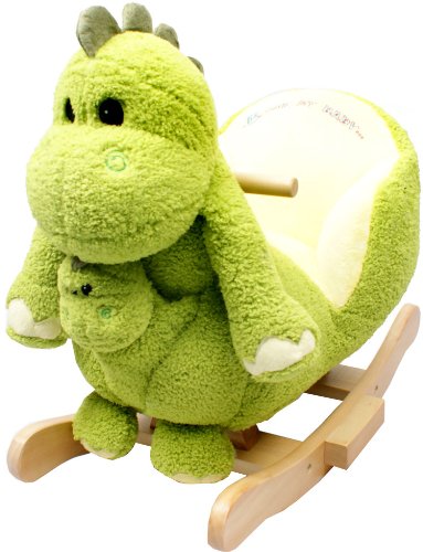 Rocking Animal - Dinosaur Animal Rocker for Baby Childrens boys girls with sounds and Baby Dinosaur
