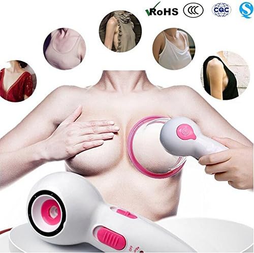 MENRY Women's Breast Nursing Massager Vacuum Suction Breasts Enlargement Beauty Treatment Electric Massager,M
