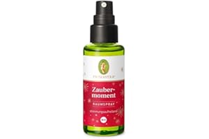 ‎PRIMAVERA PRIMAVERA Zaubermoment Raumspray bio 50 ml - Duftspray aus 100% naturreinen ätherischen Ölen, waldig-warmer Duft mit Douglasfichte bio, Weißtanne bio, Zeder bio, Benzoe Siam bio - vegan