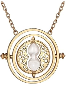 Halskette Zeitumkehrer Hermine Harry Potter Nerd Fantasy Time Turner Sanduhr Amulett