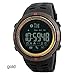 Produktbild LWPCP Mode Herren Smart Watch Bluetooth Digital Sport Armbanduhr Wasserdicht,Gold