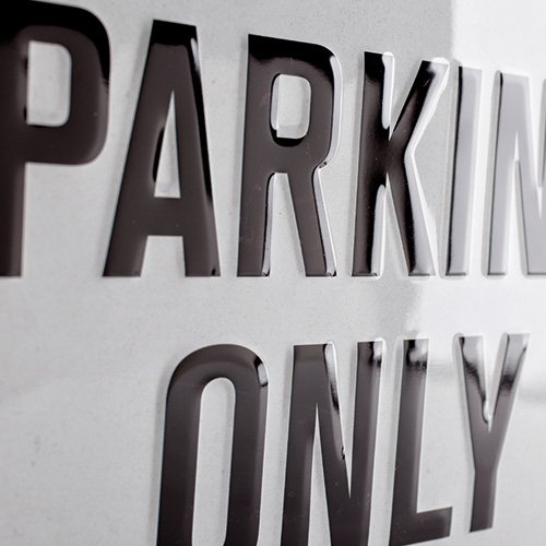 Nostalgic-Art 23200 BMW – Parking Only White, Blechschild 30×40 cm Metall, Bunt, 30 x 40 x 0.2 cm - 3