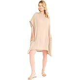 Miespiga Unisex M&uuml;slin Kap&uuml;şonlu Surf Yetişkin Pan&ccedil;o | Kadın Pan&ccedil;o | Erkek Pan&ccedil;o (Bej)