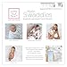 SwaddleDesigns X-Large Cotton Muslin Swaddle Blankets, Ships Ahoy!, Pastel Blue, Set of 4